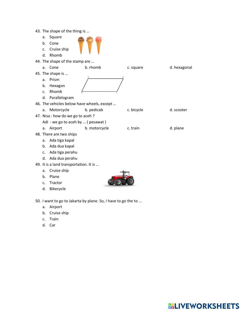 Bahasa inggris kelas 5