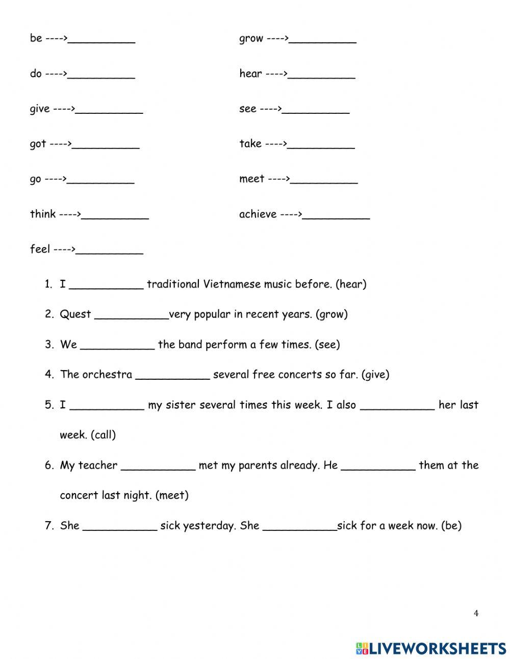 Grammar test 1 final term 2