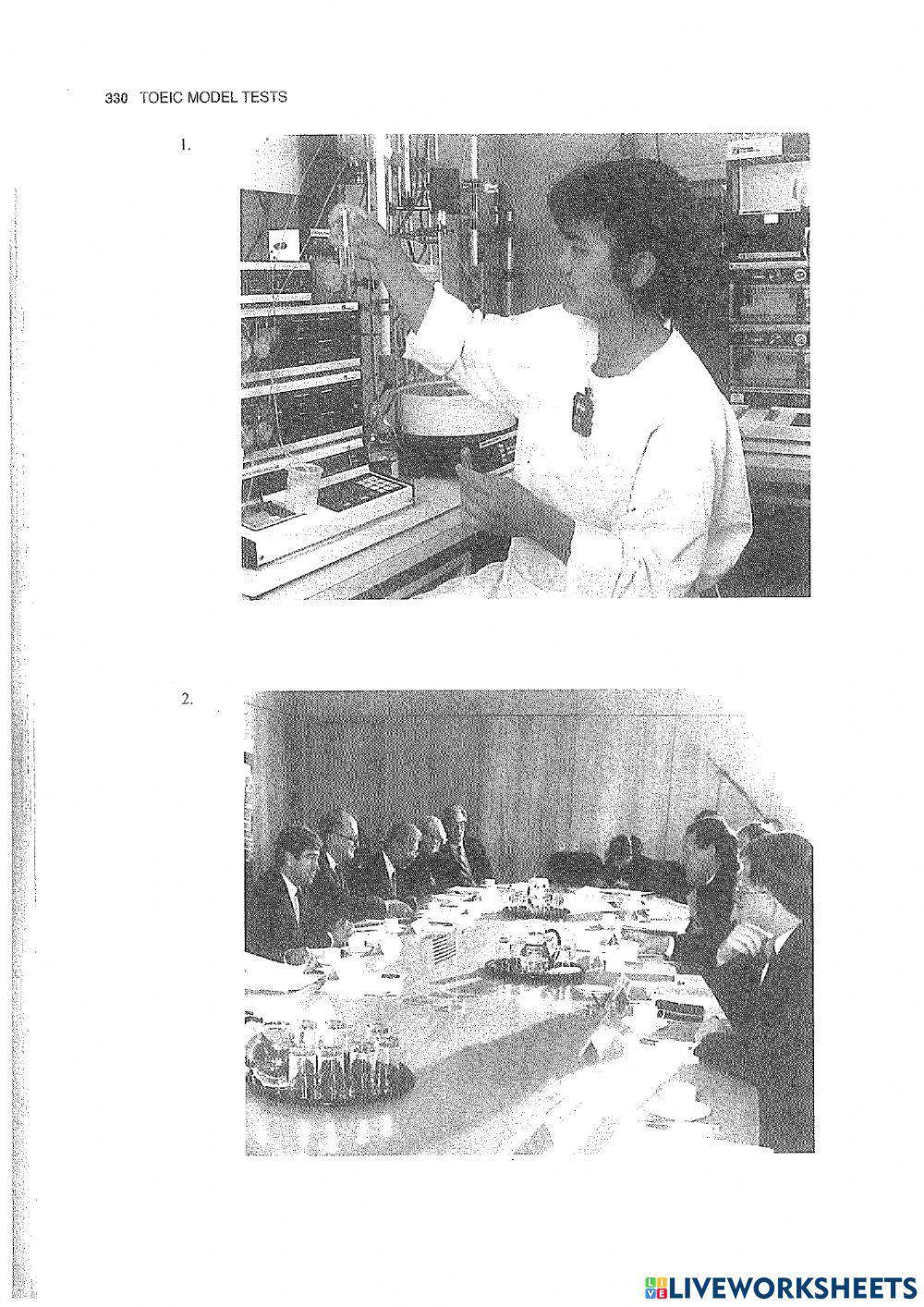 TOEIC Listening (Photograph)