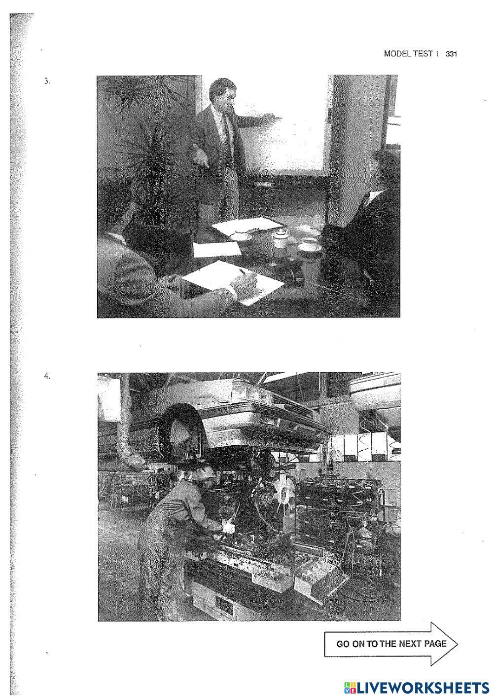 TOEIC Listening (Photograph)