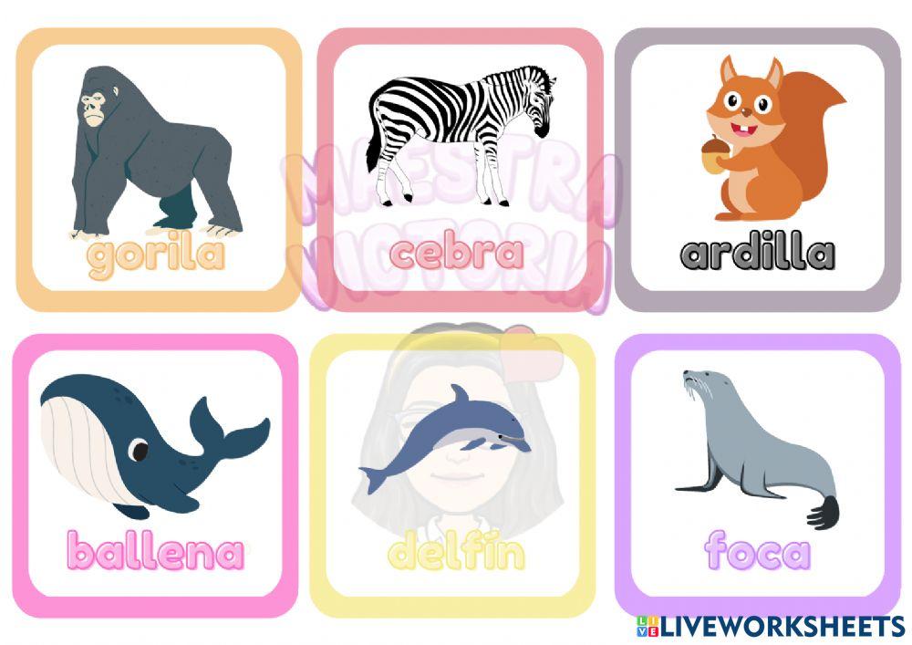 Los animales salvajes