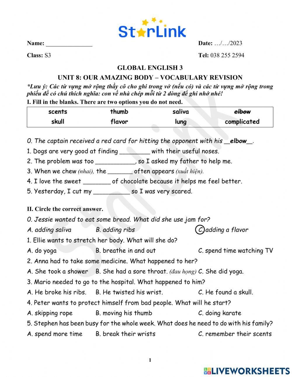 Foreign-W31-S3-U78-VOCAB-REVISION