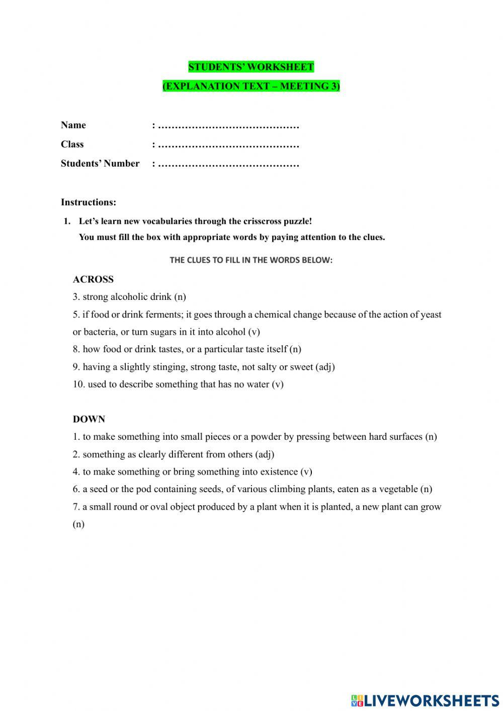 LKPD Explanation Text