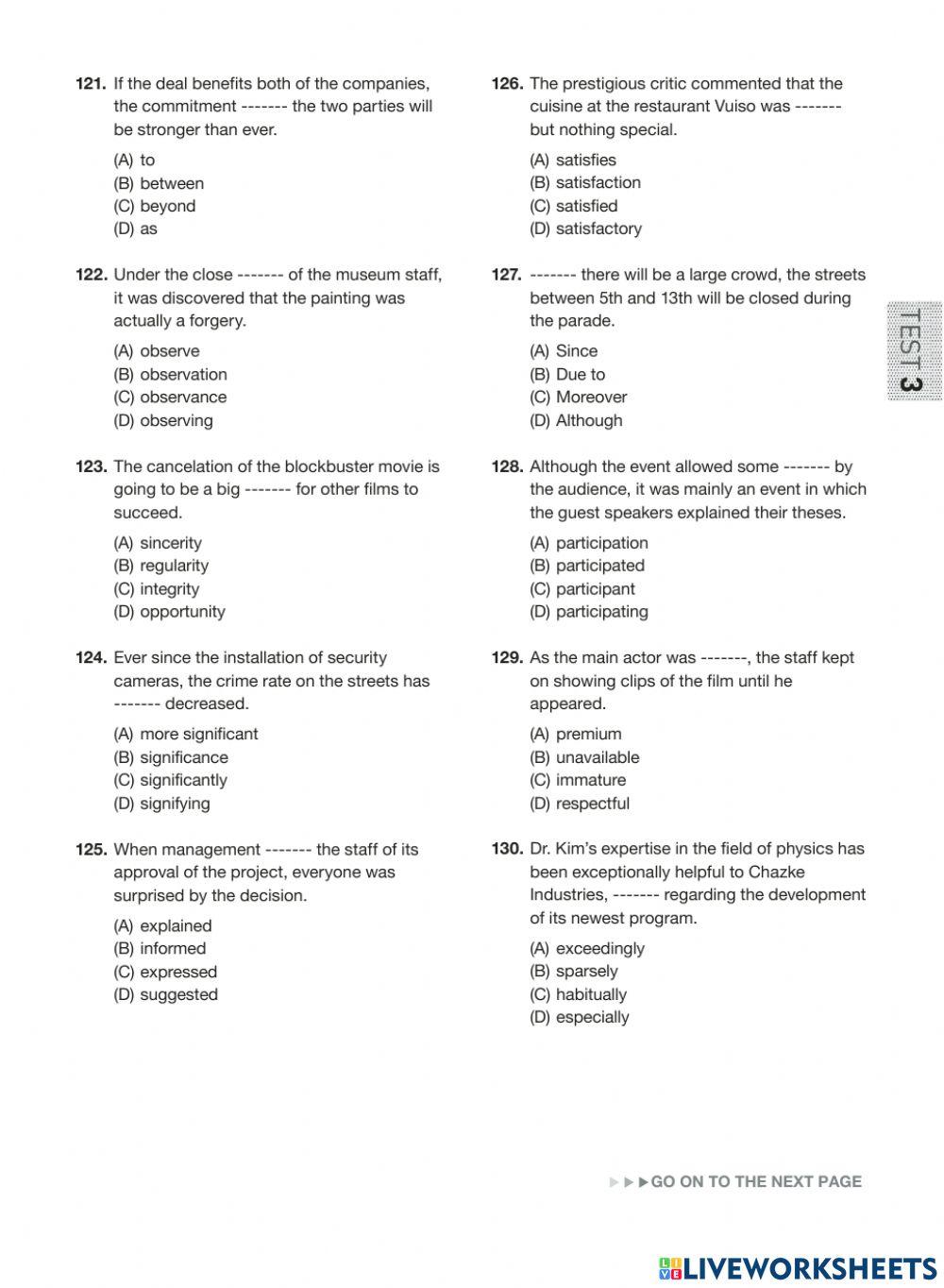 P3.03.2023 worksheet | Live Worksheets