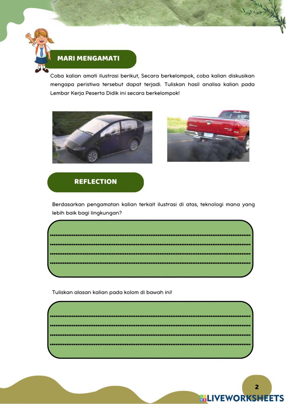 Lkpd Produk Teknologi Ramah lingkungan