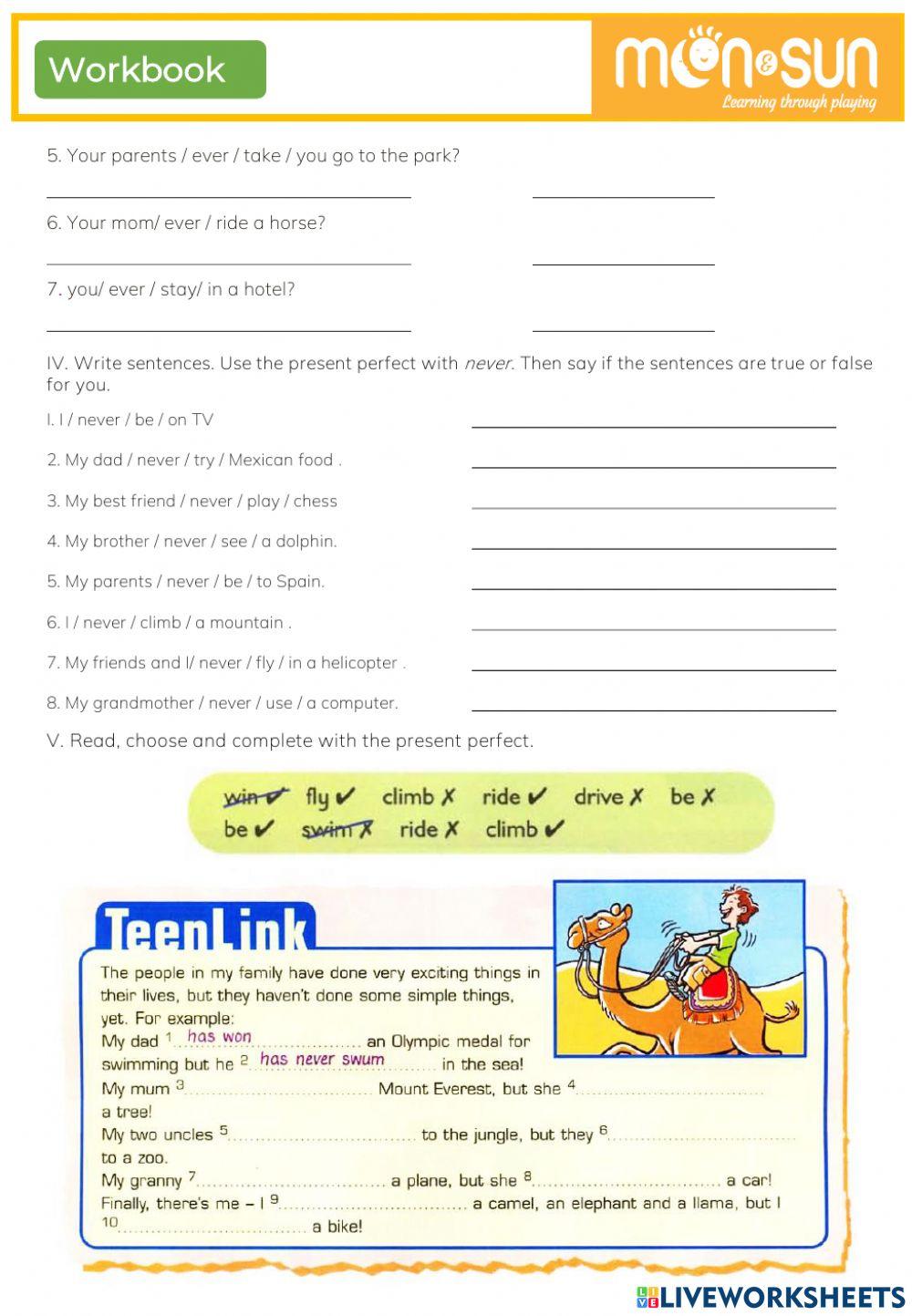 FF4 - Present perfect