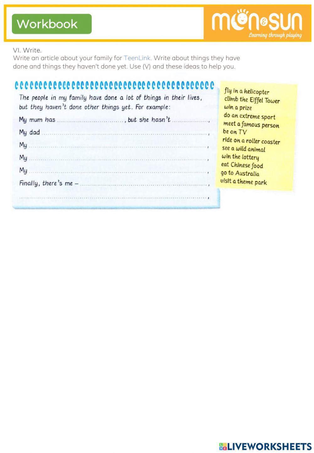 FF4 - Present perfect