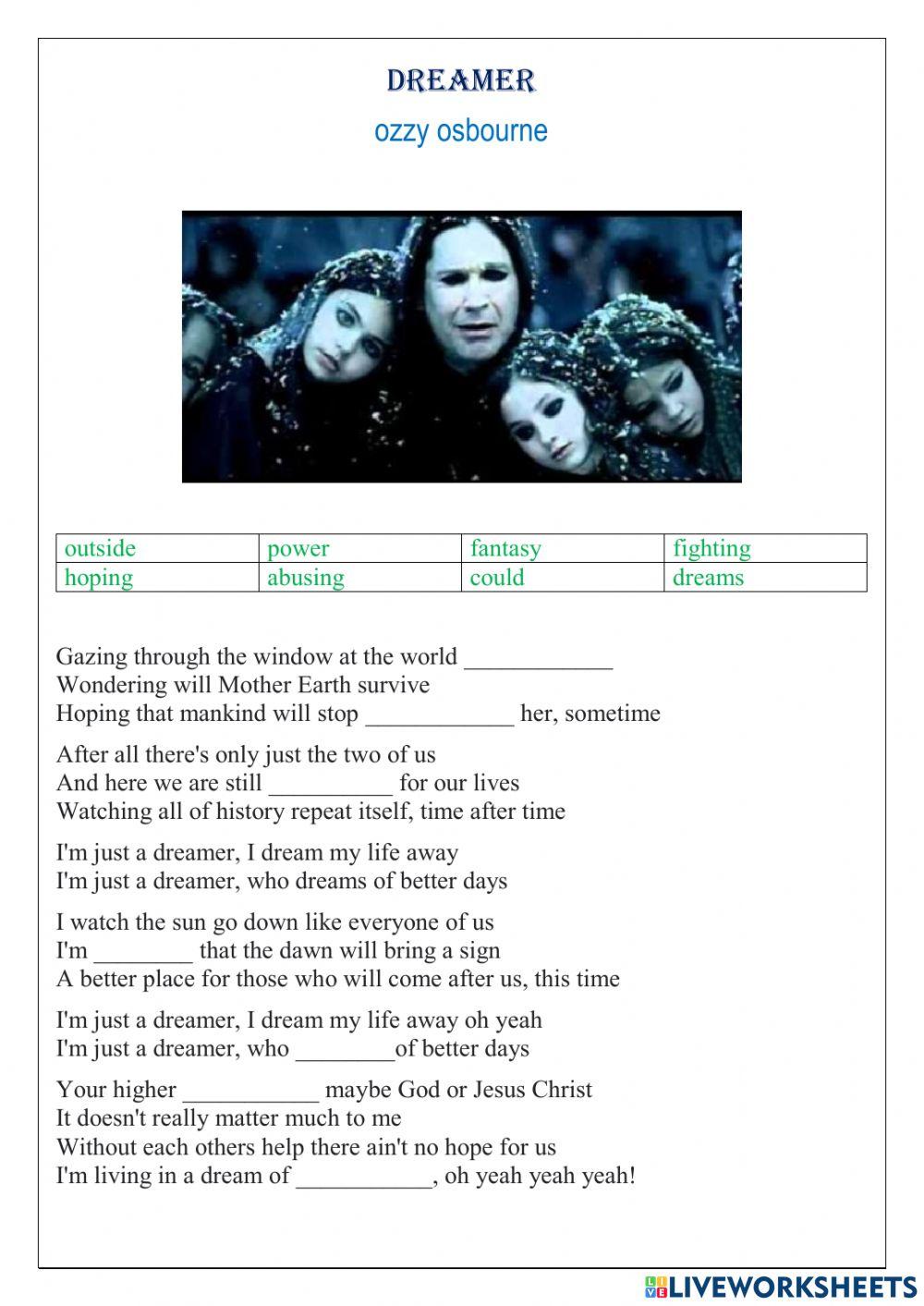 Dreamer by Ozzy Ozbourne