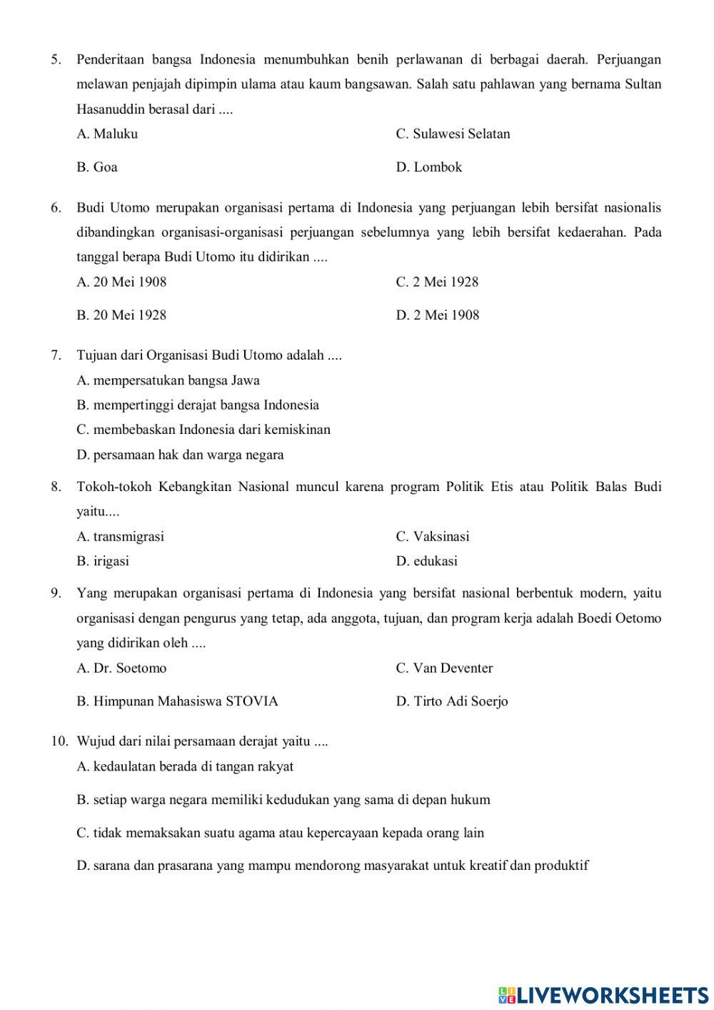 LATIHAN SOAL PAT PPKn KLS 8