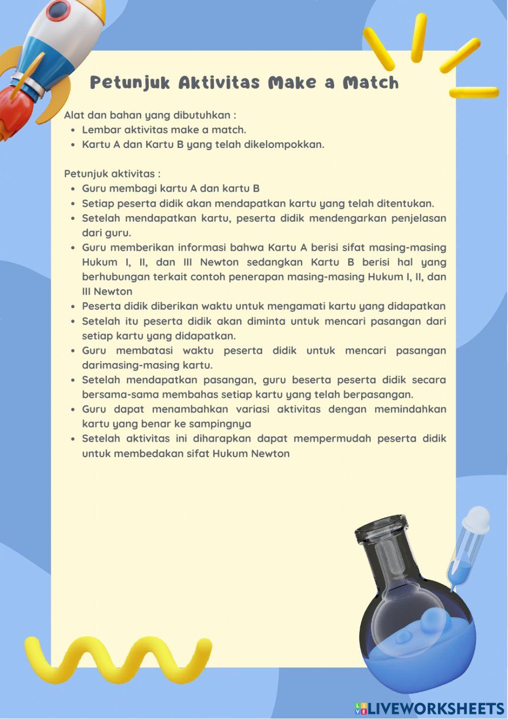 e-LKPD HUKUM NEWTON FISIKA SMA-MA Kelas X