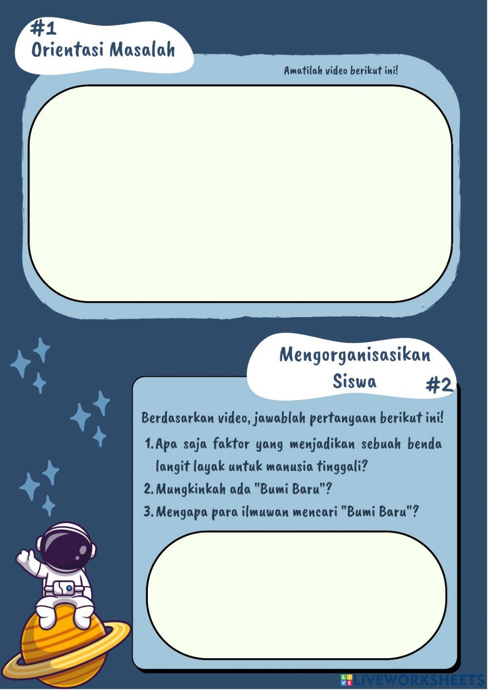 Lembar Kerja Sistem Tata Surya