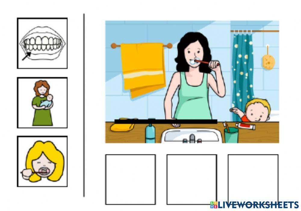 Oraciones con pictogramas