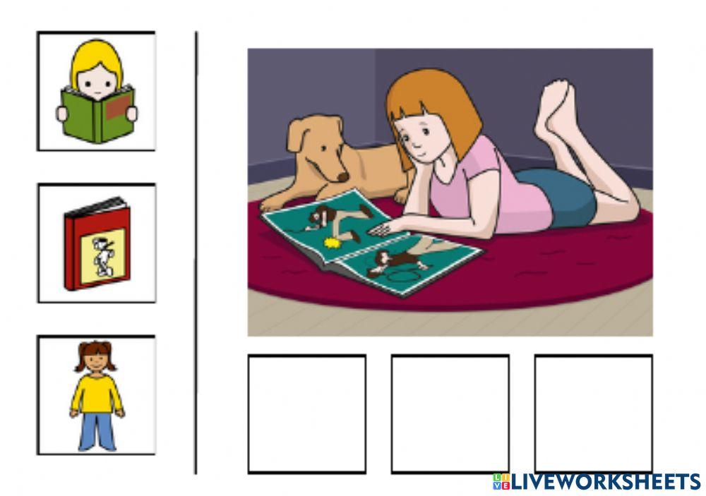 Oraciones con pictogramas