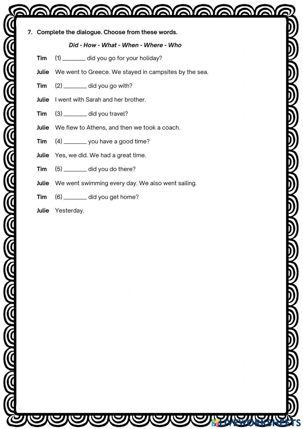 Project 2 Unit 3 - Extra materials