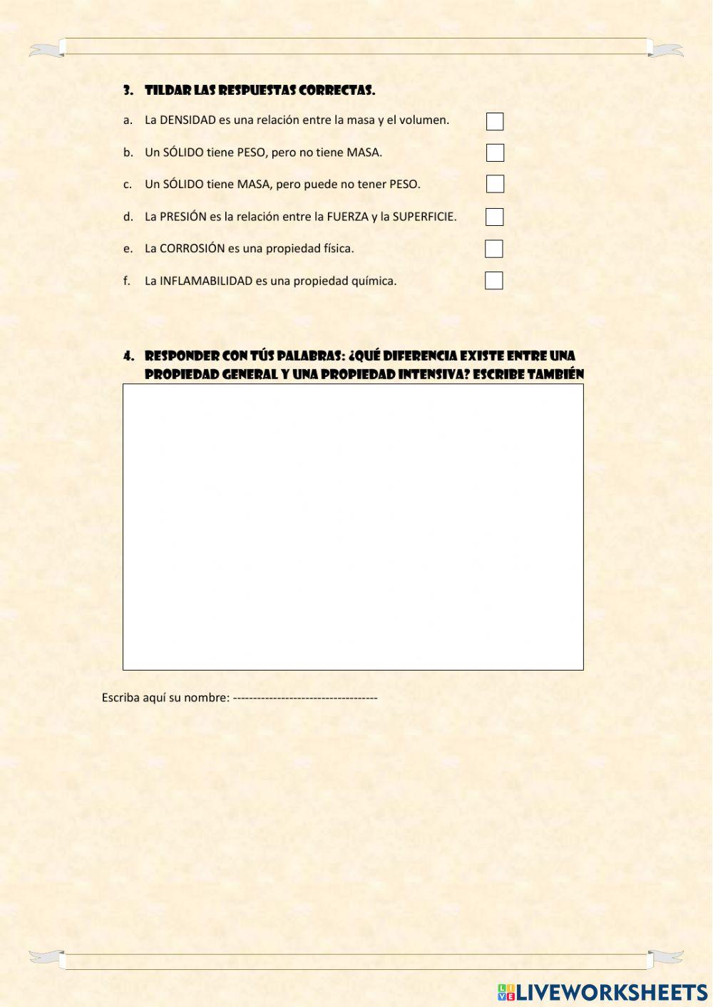 Propiedades de la materia