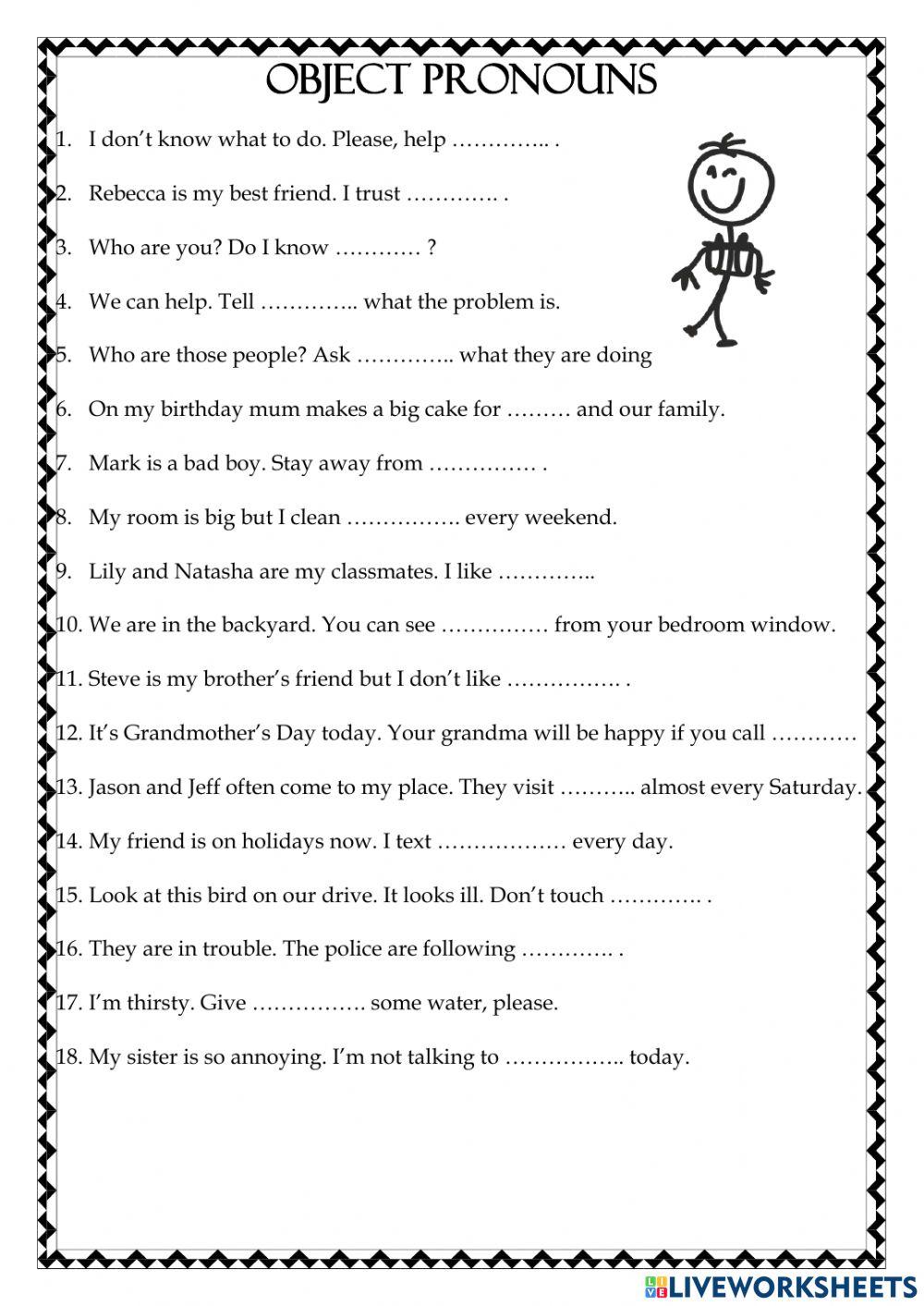 Object Pronouns part 2