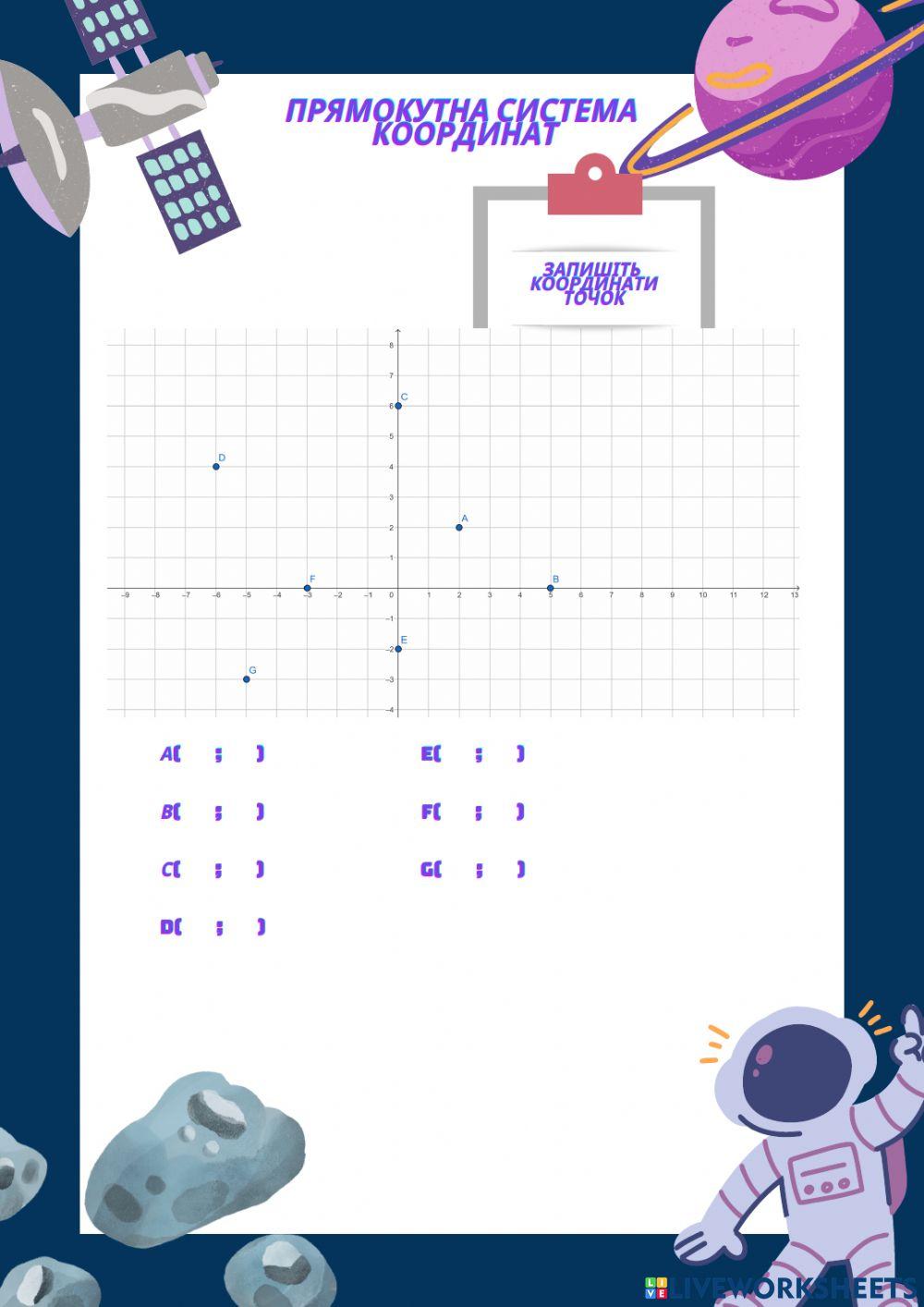 Прямокутна система координат