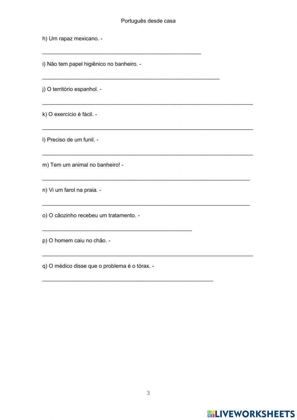 Plural nos sustantivos