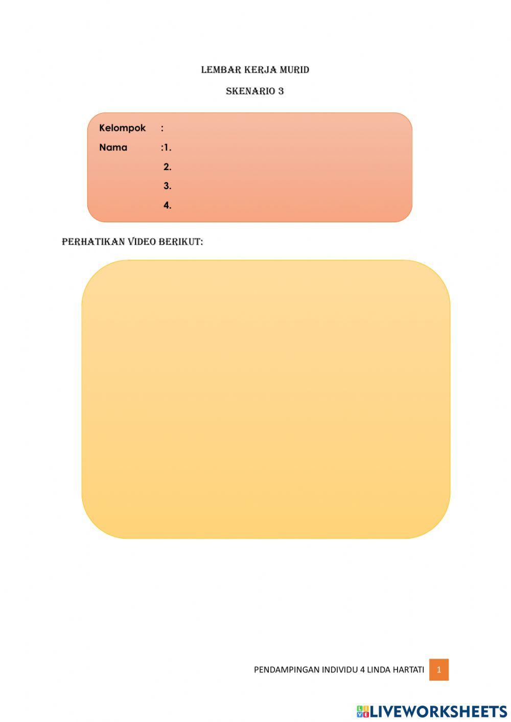 Lembar kerja Murid 3