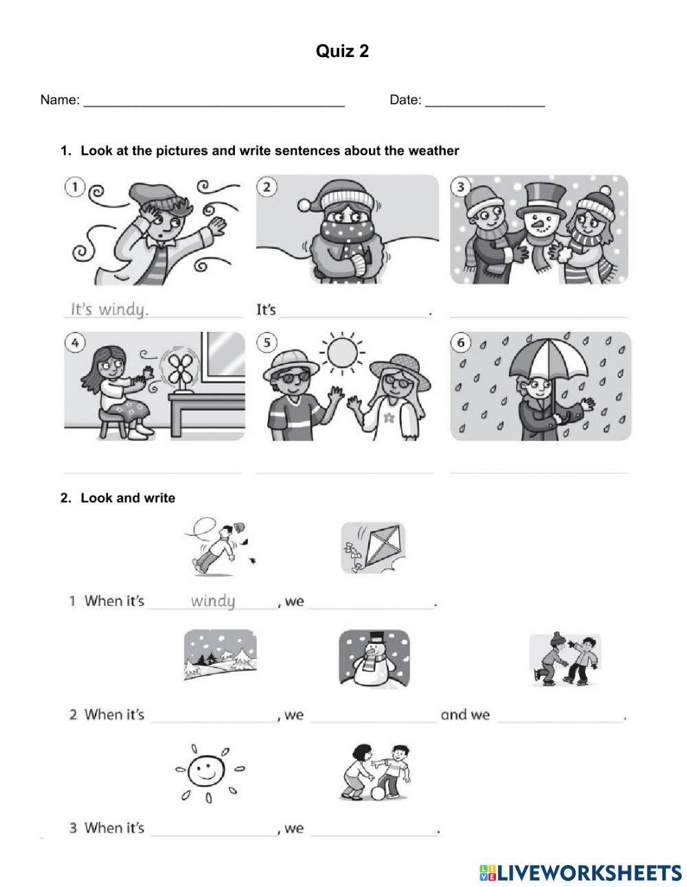 Kids 7 - Quiz 2