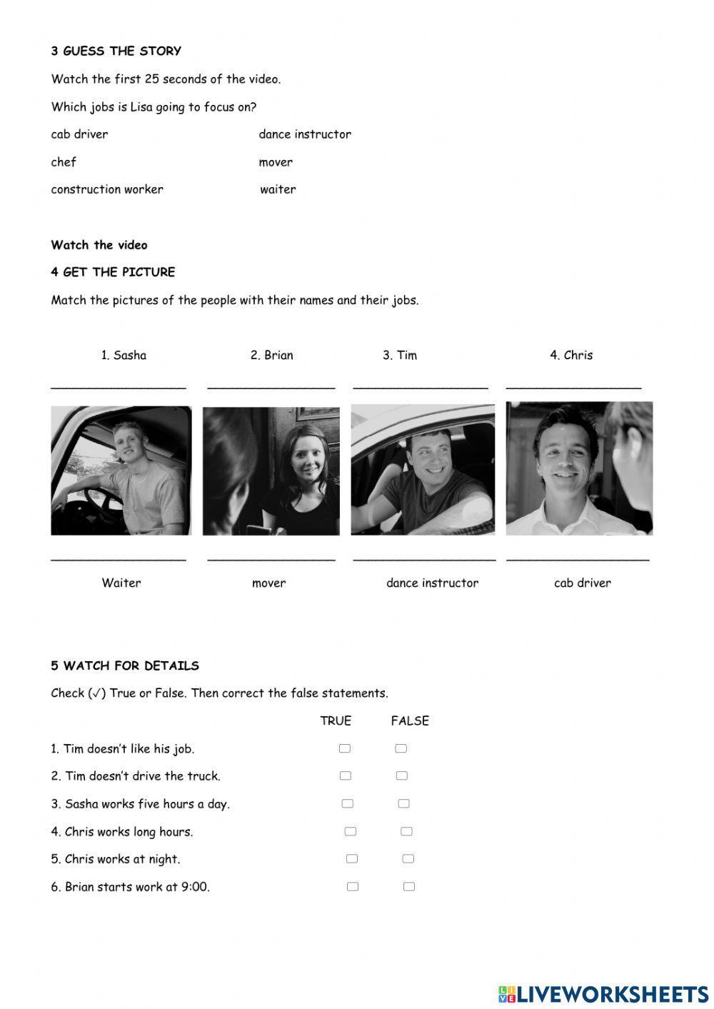 Interchange 1 Unit 2 Video Exercise