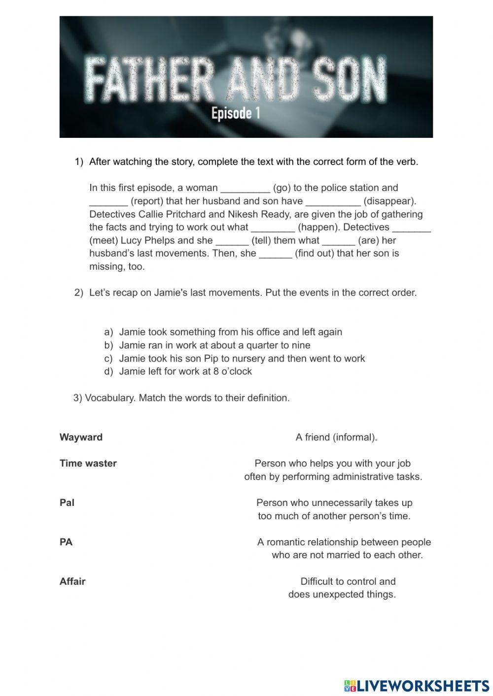 Father and Son - Bbc Drama, ch1