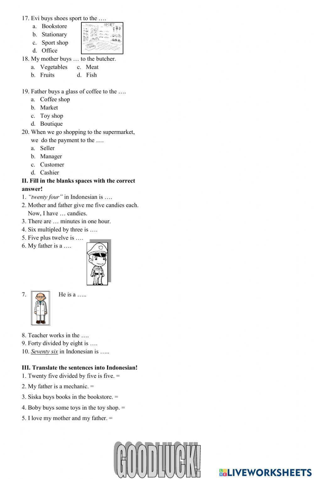 Soal pts 2 bahasa inggris 5