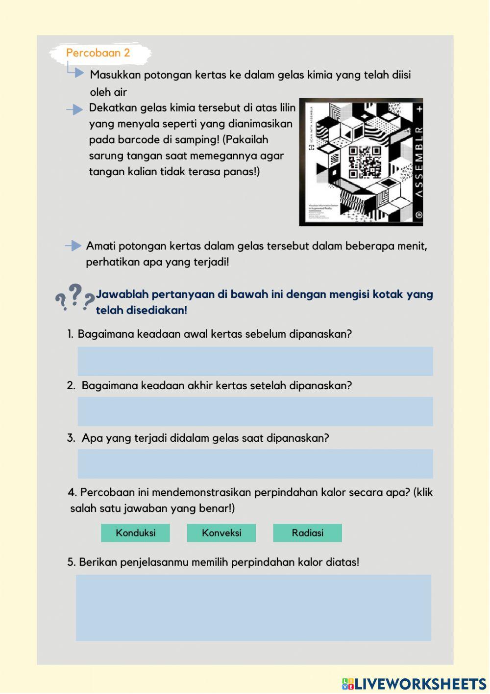 Lanjutan (2) LKPD 2 : KALOR