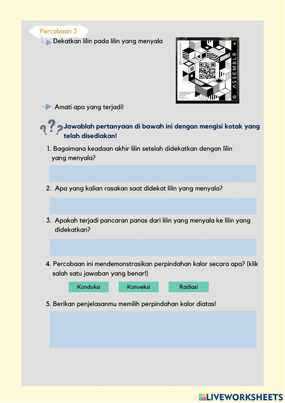 Lanjutan (2) LKPD 2 : KALOR