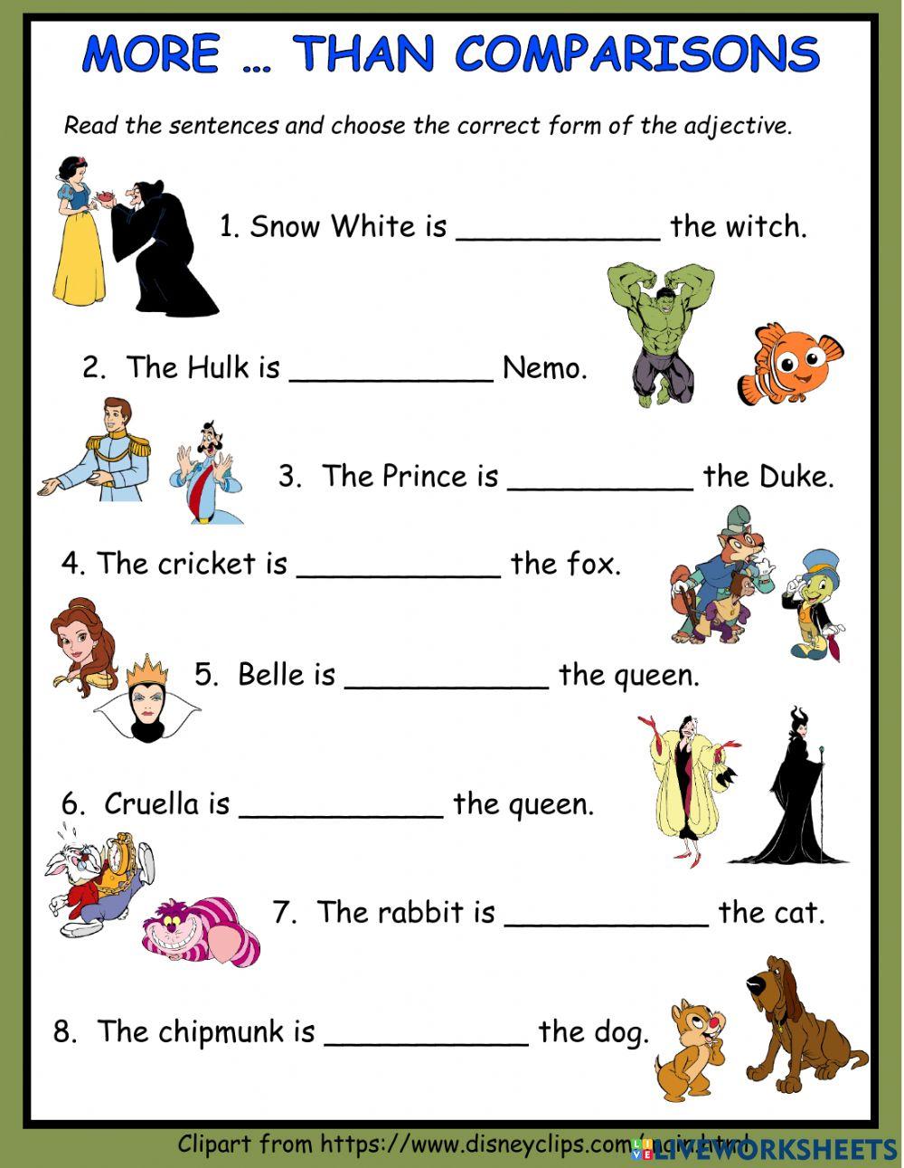 More ... Than Comparisons