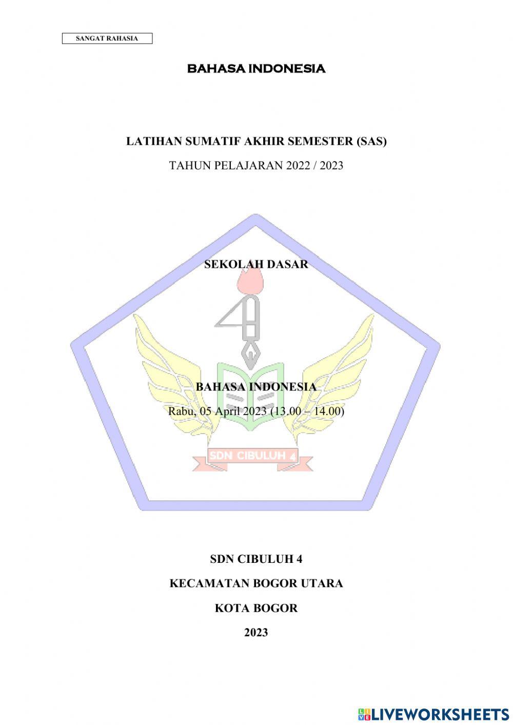 TO 2 Bahasa Indonesia