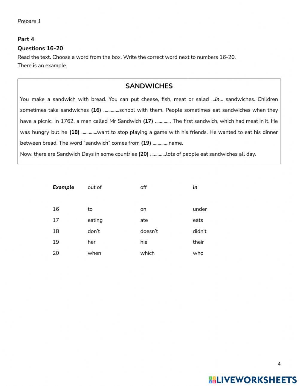 Mock Test 04 - Reading - Writing