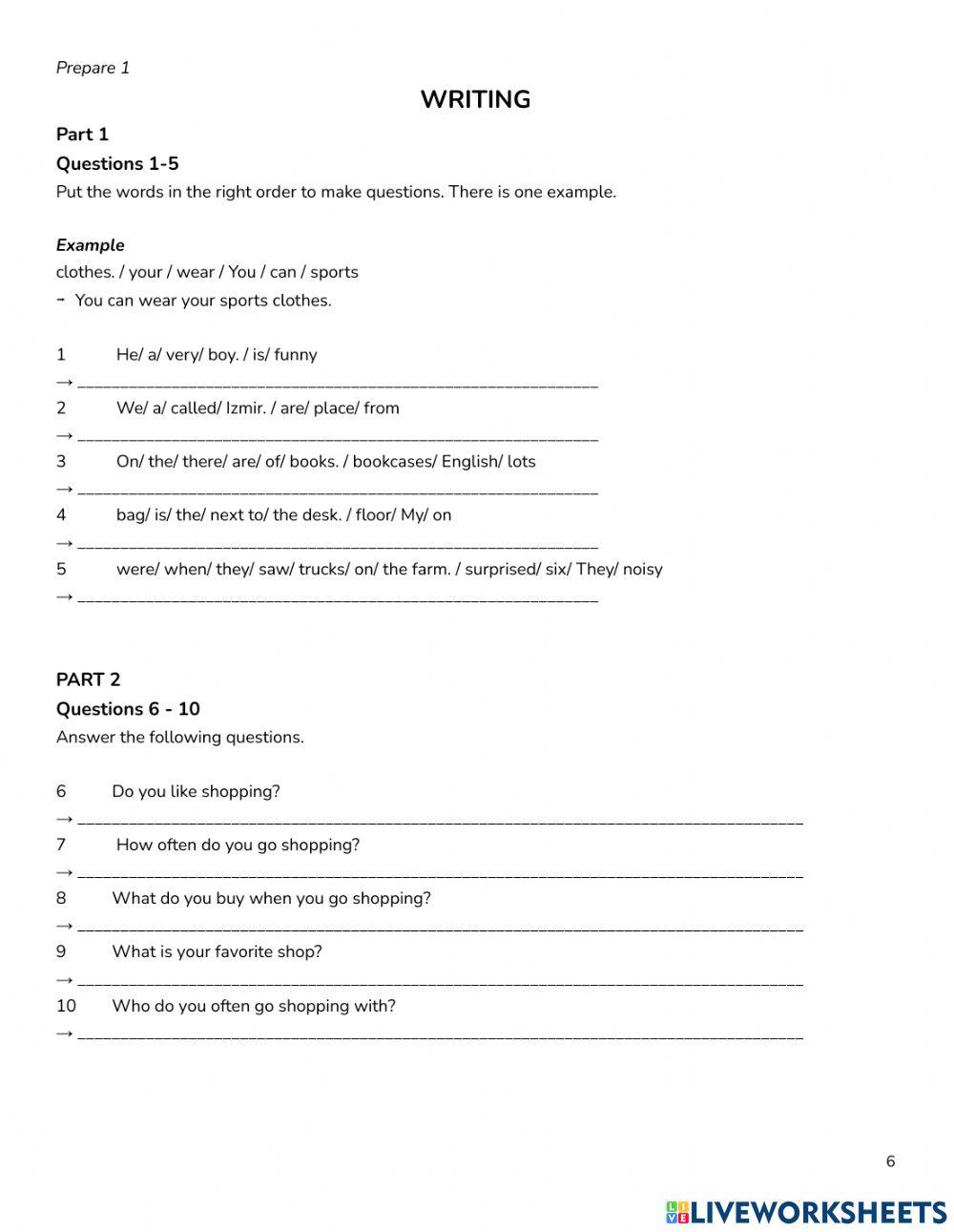 Mock Test 04 - Reading - Writing 7010454