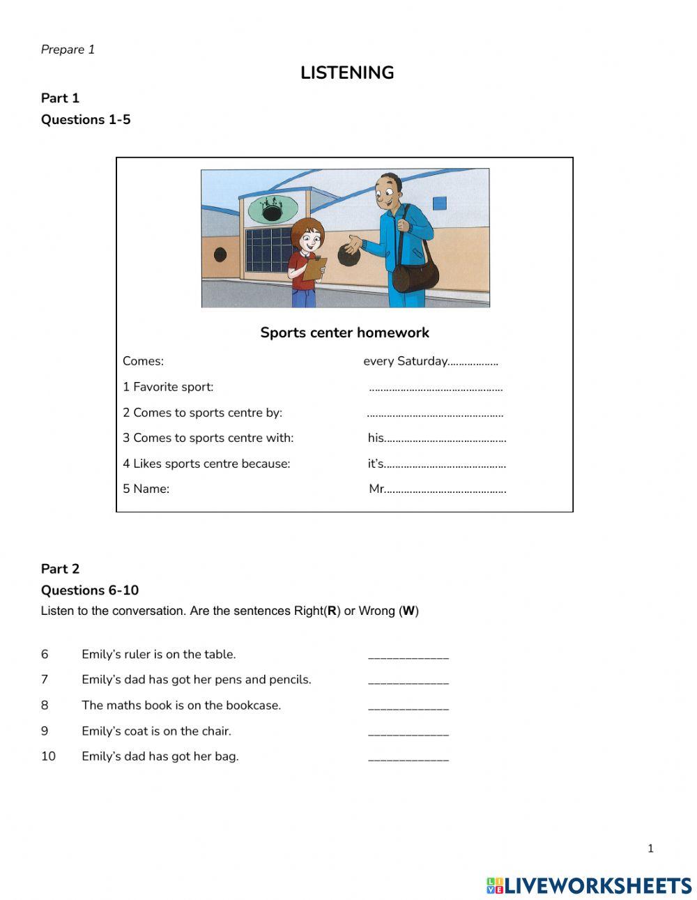 Mock Test 04 - Listening