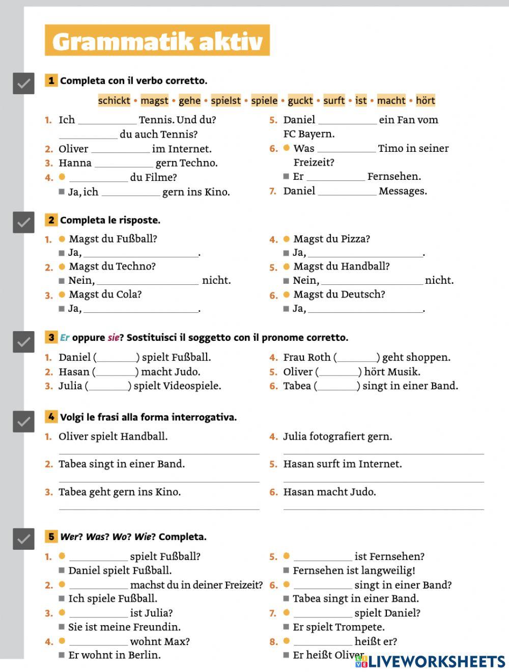 Grammatik Aktiv Lektion 2