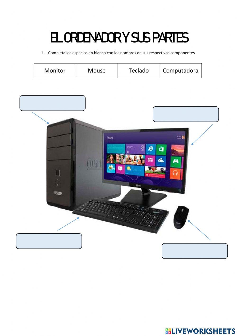 Partes internas y externas del PC