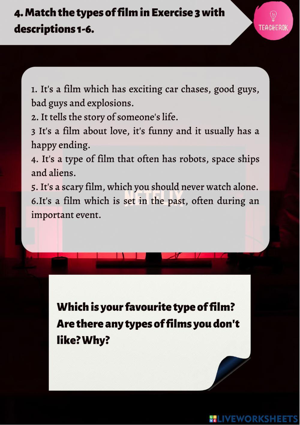 Types of movies