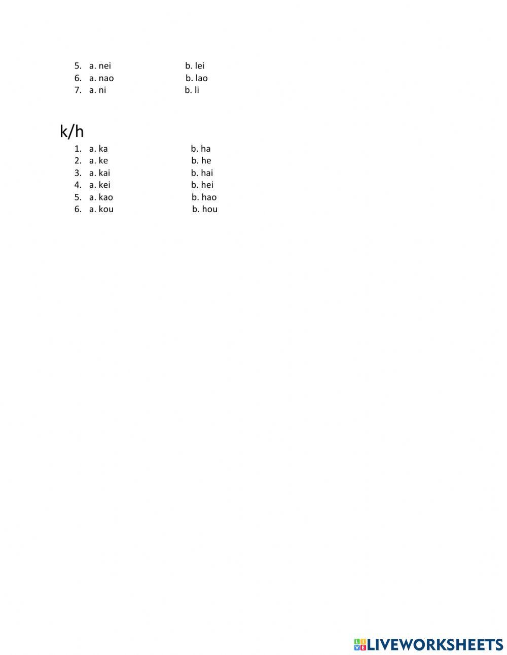 Initials b-p-m-l-d-t-n-f-g-k-h