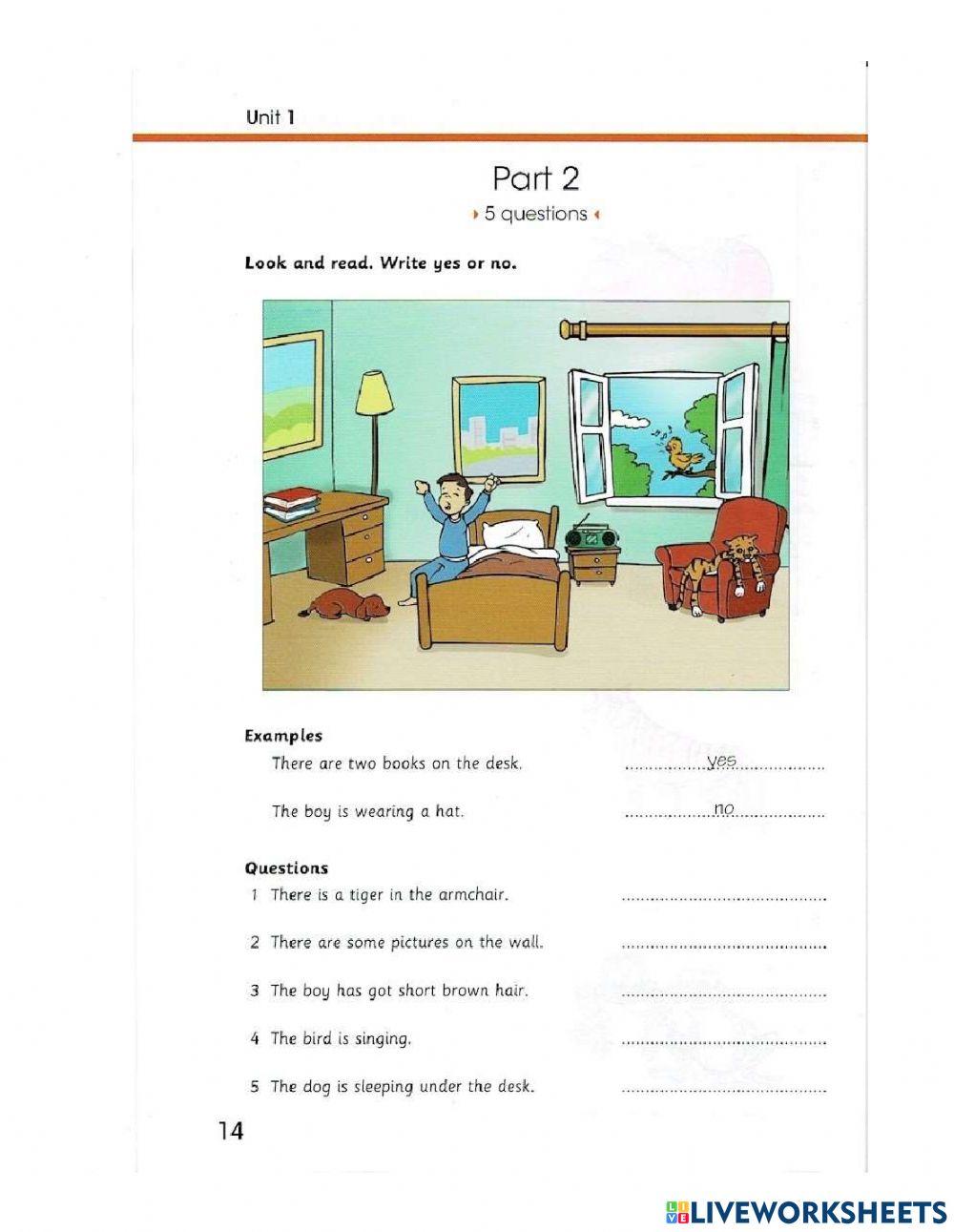 Starters-Skill builder 1-Test 1