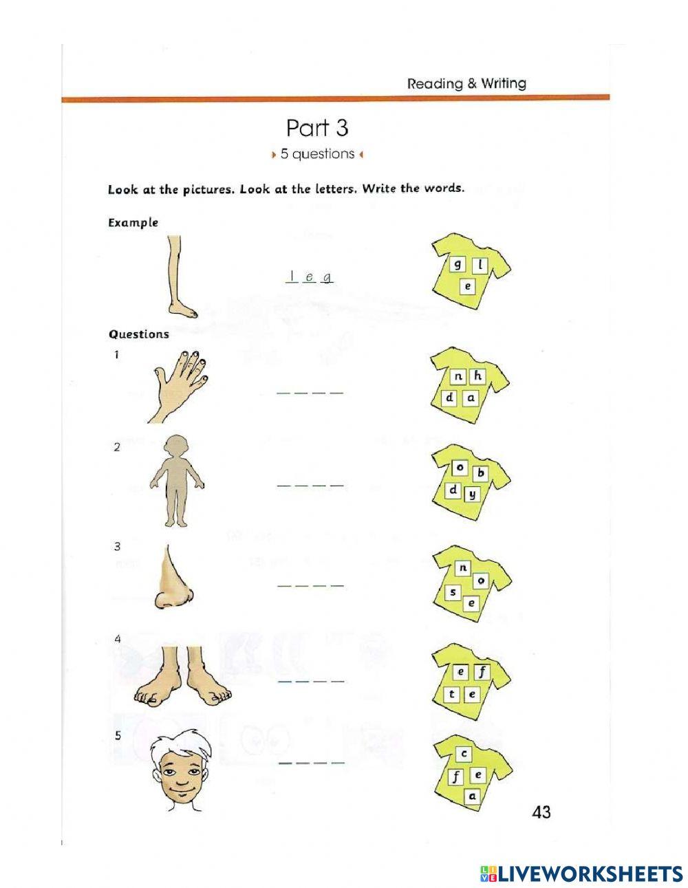 Starters-Skill builder 1-Test 3