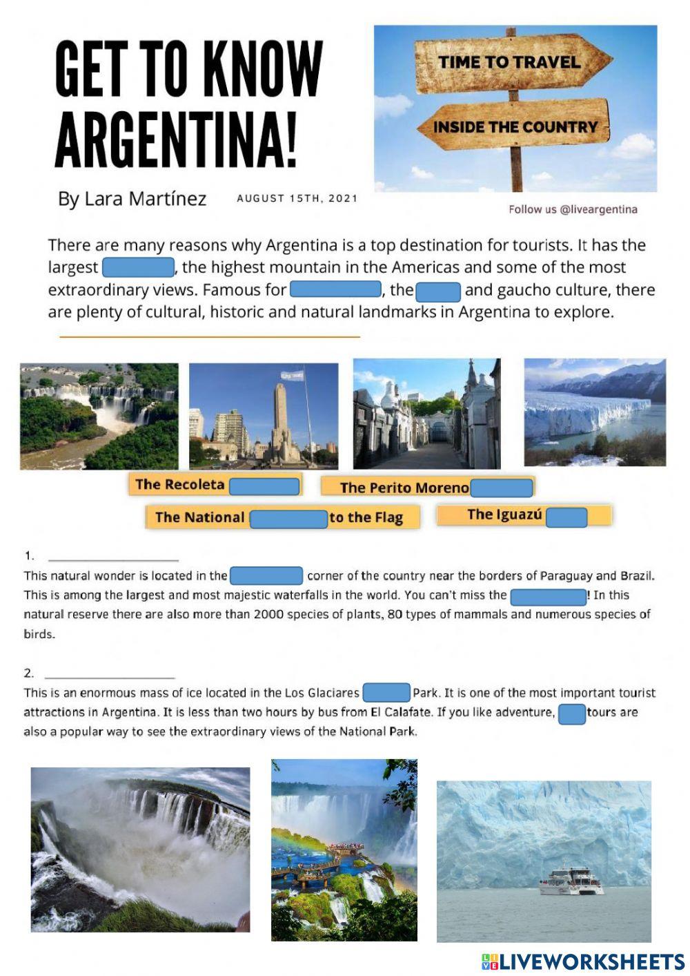 Landmarks in Argentina