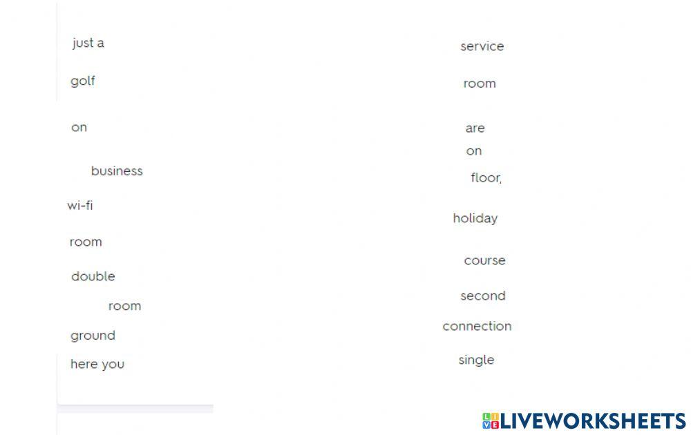 Jenny is on business 2 phrases