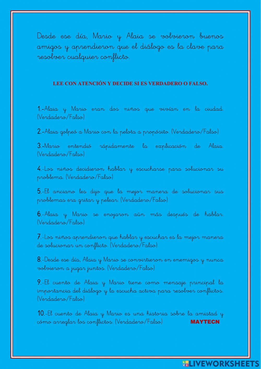 EL PODER DEL DIÁLOGO: La historia de Alaia y Mario