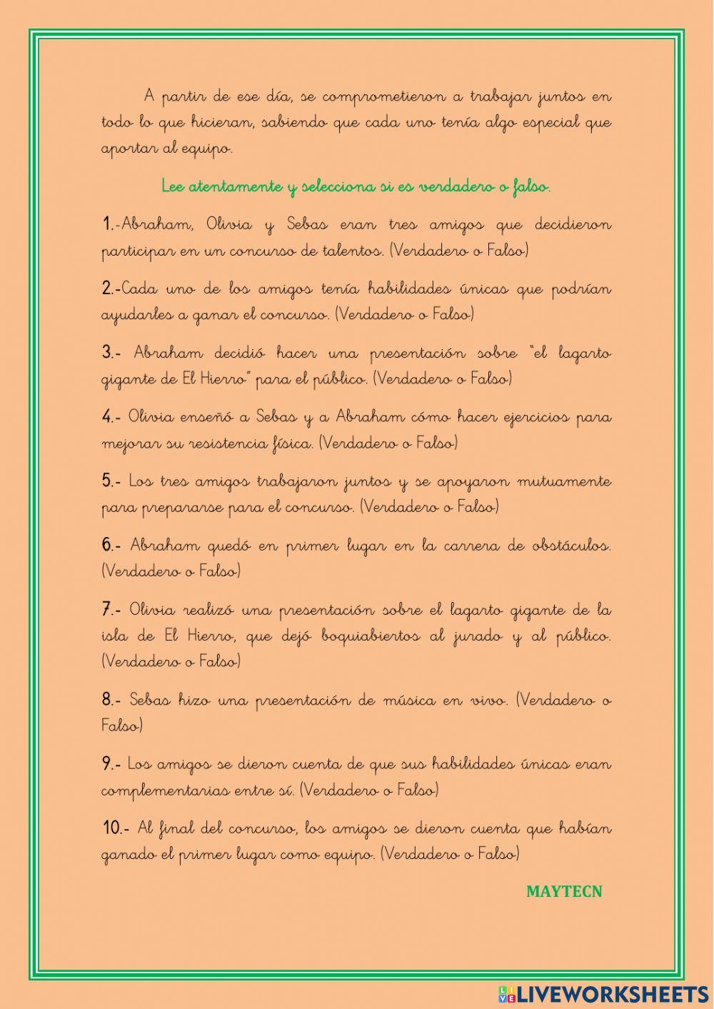 Cuento: -juntos somos mejores-