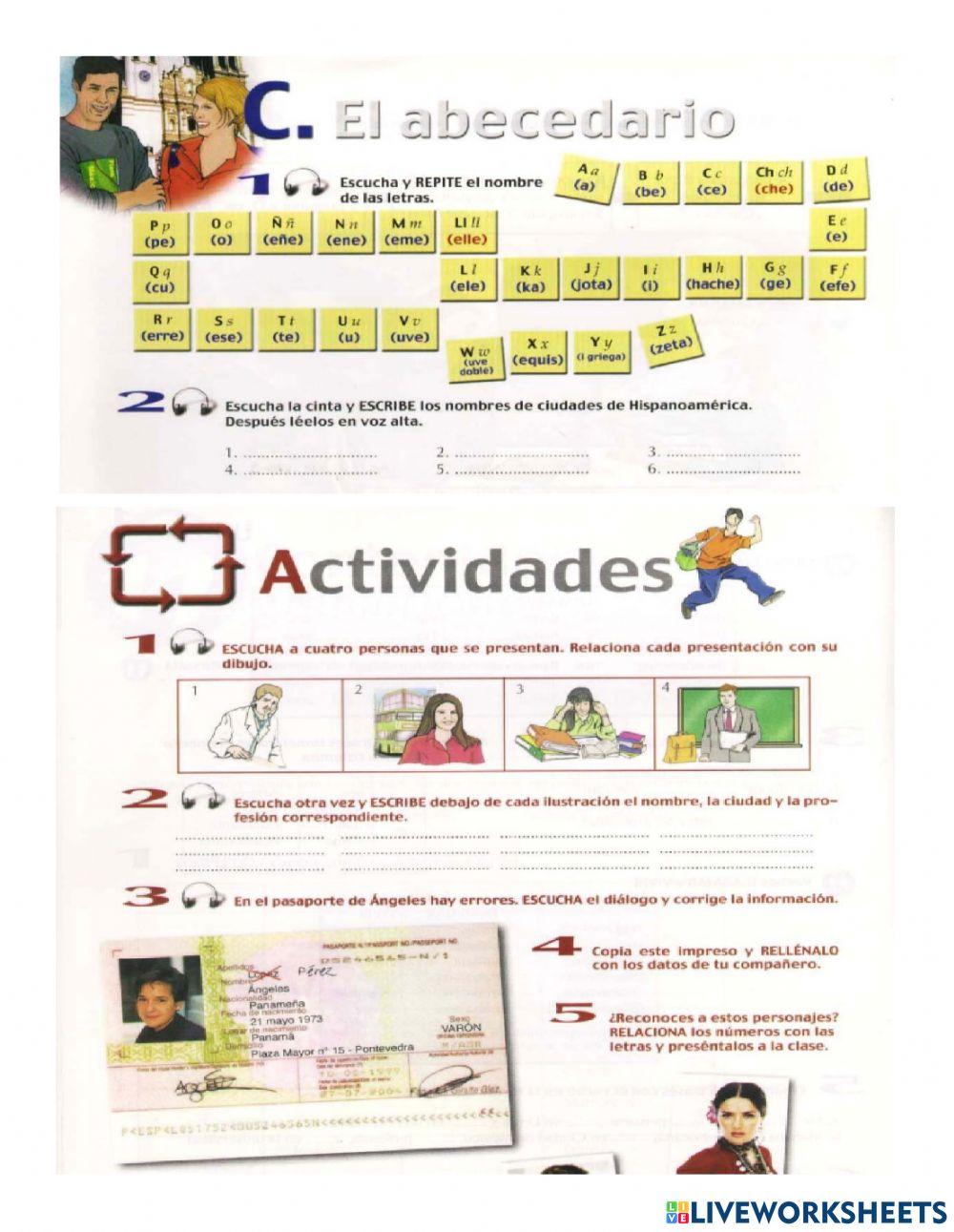 Ejercicios auditivos