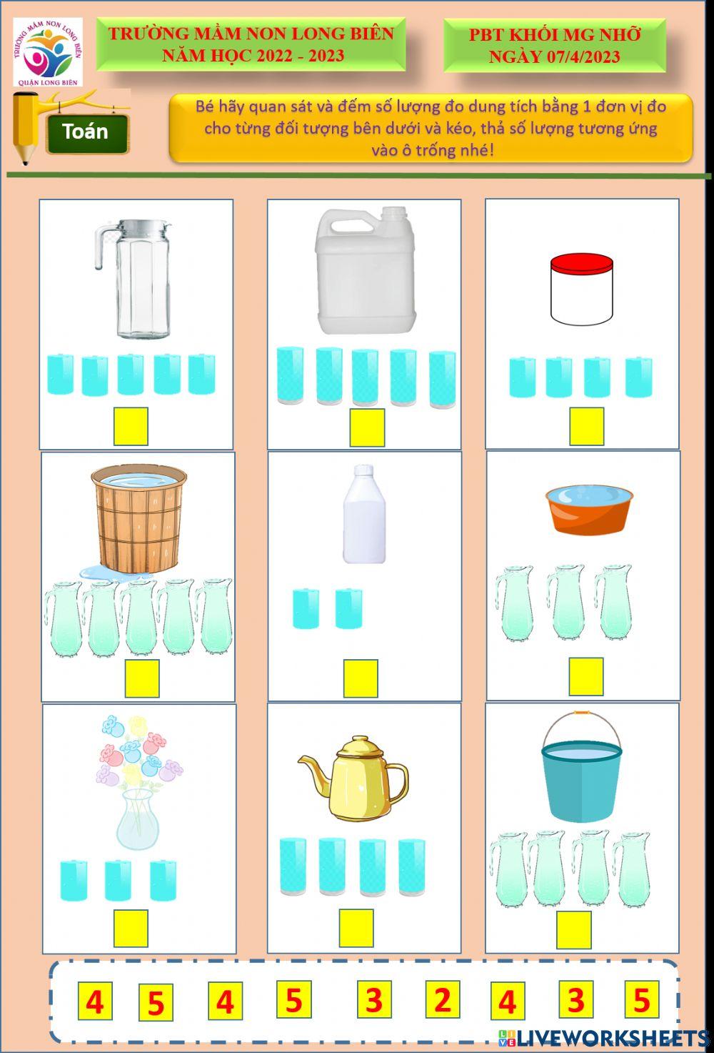 Phiếu BTTT khối MGN ngày 07-4-2023