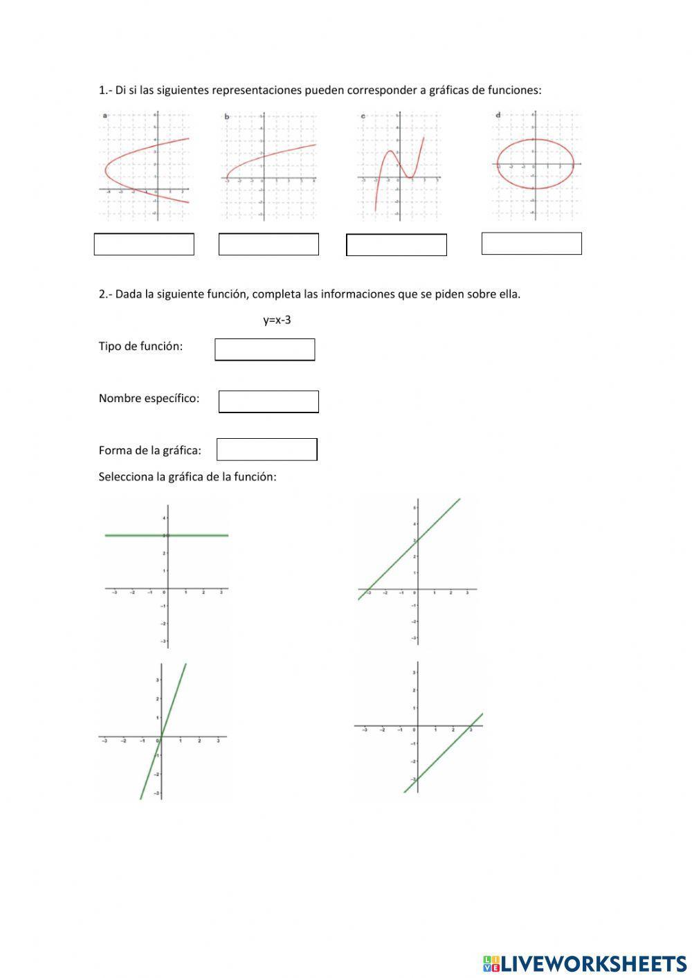 FUNCIONES ELEMENTALES