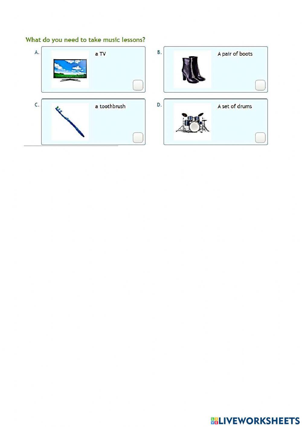 Let's hit the road 2a +actions and adjectives