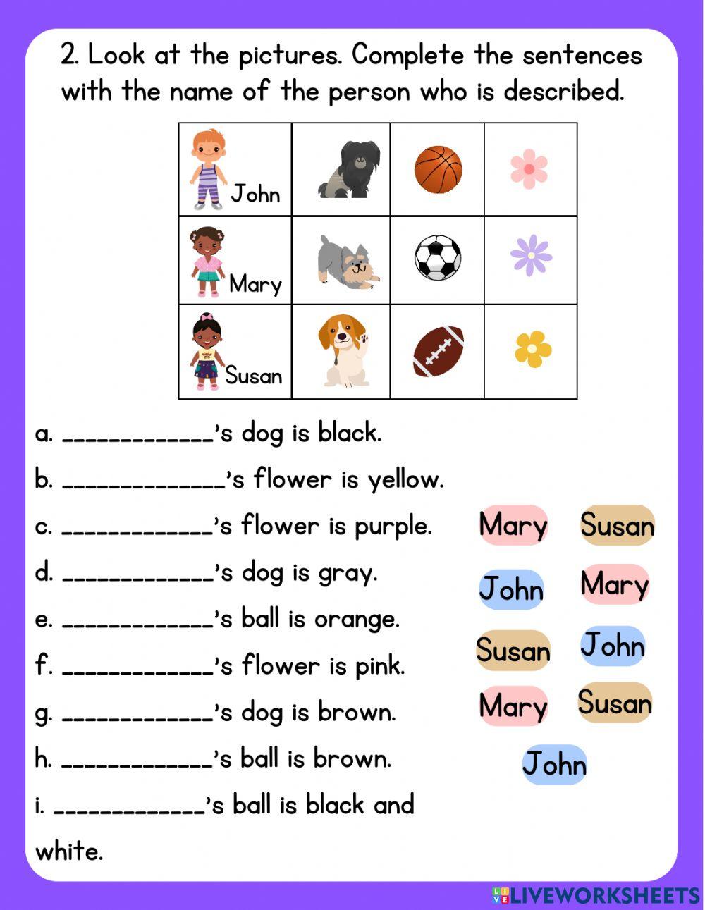 Possessives  and Demonstratives