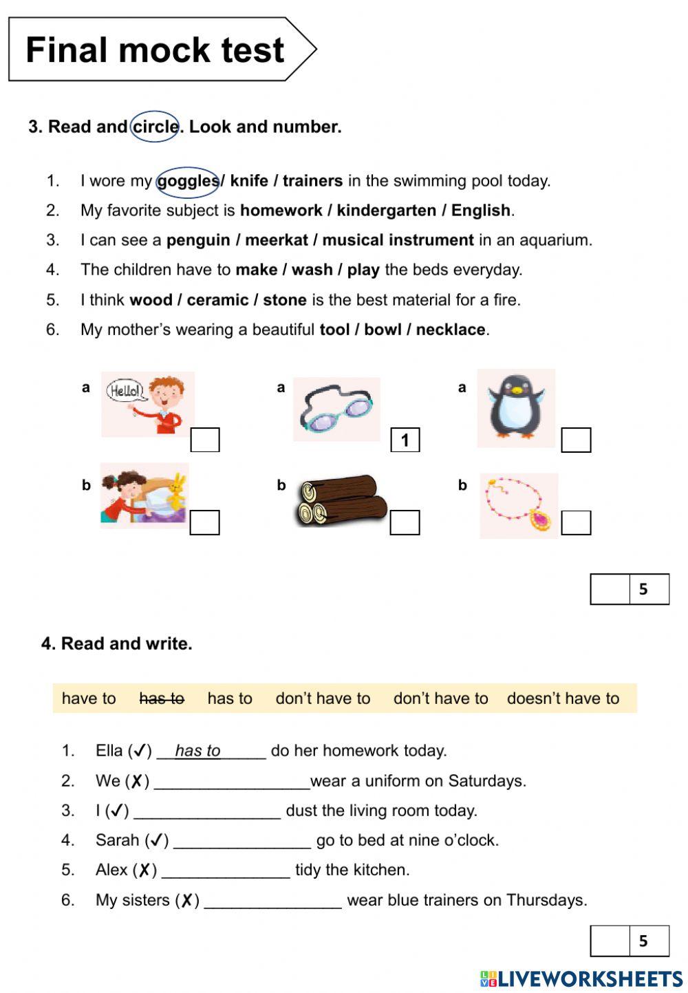Academy Star 3 EOT Mock test